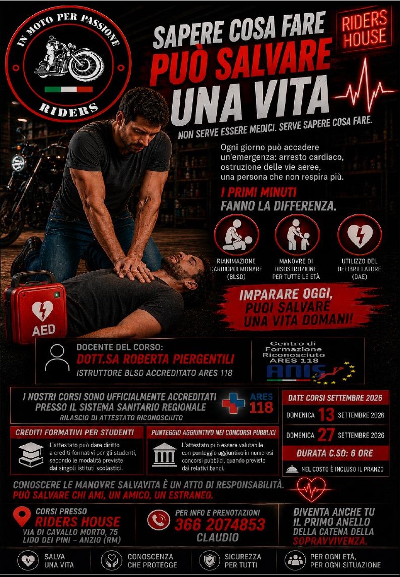 Corso BLSD Settembre 2026